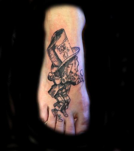 Mad Hatter from Alice in Wonderland by Justin Hicks: TattooNOW